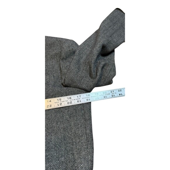 Express Wool Blend Womens Size XS Herringbone Tweed Coat Jacket Overcoat Dressy - Picture 7 of 8